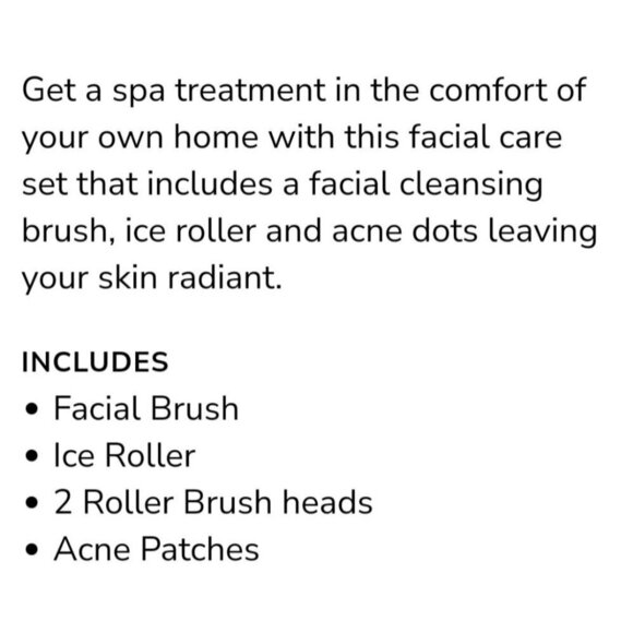 Catherine Malandrino ✦ Facial Set ✦ Cleansing Brush Ice Roller & Acne Dot NWT - Picture 6 of 9